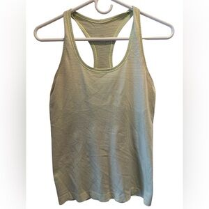 lululemon athletica Light Green Tank Top